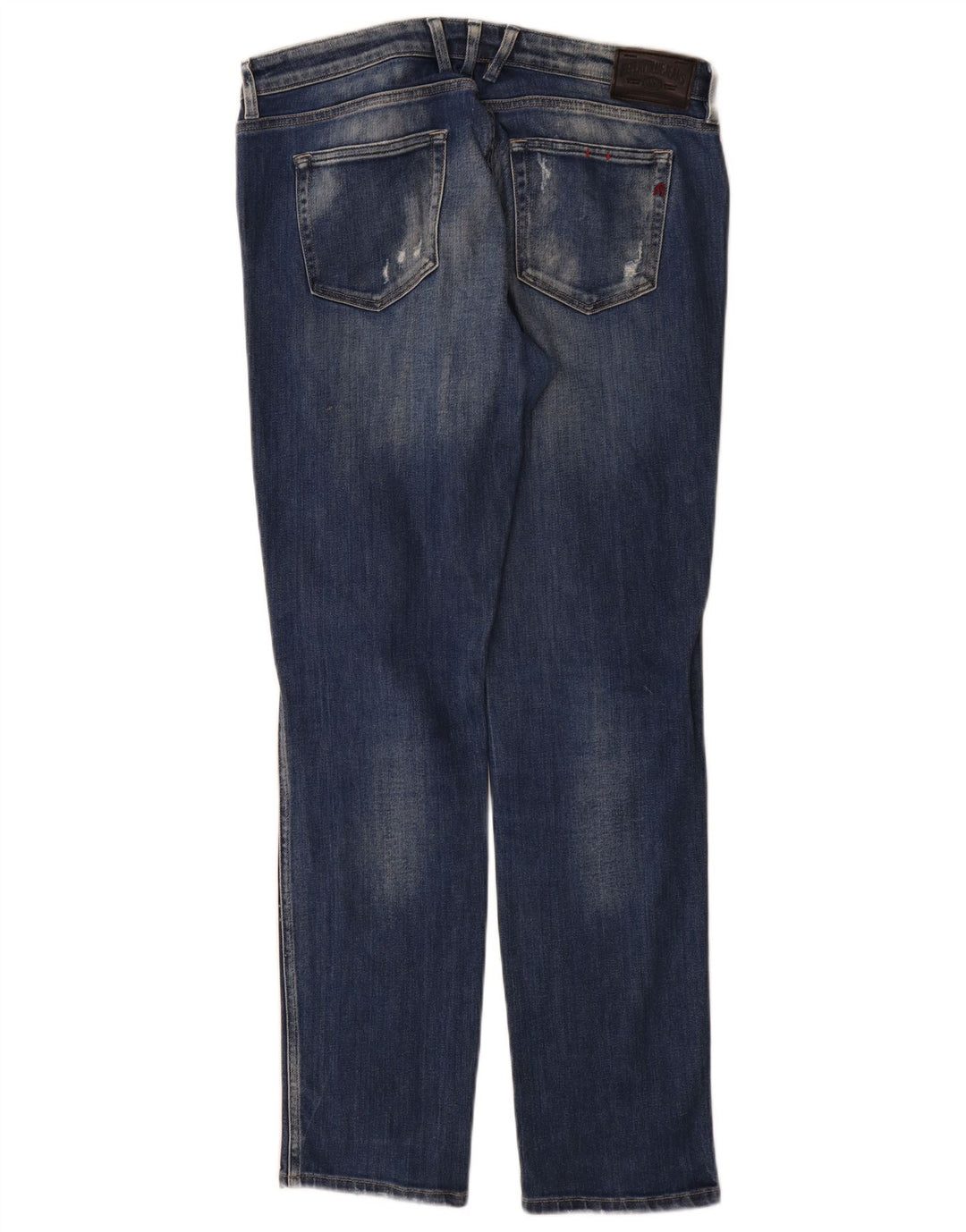 Replay blugi slim pentru femei Katewin distressed W32 L32 bumbac albastru