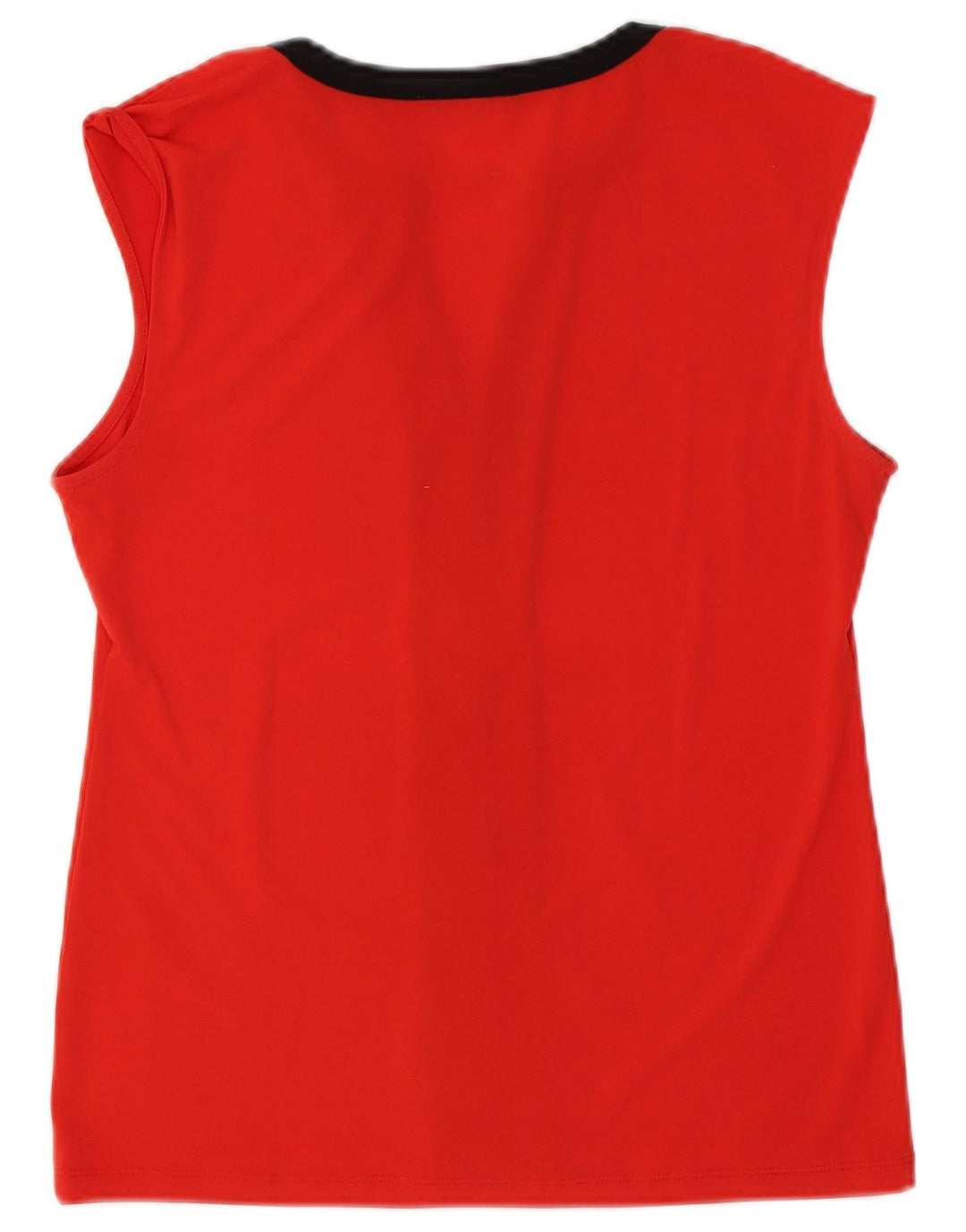 Bluză Calvin Klein Femei Top UK 10 Small Red Colorblock Poliester