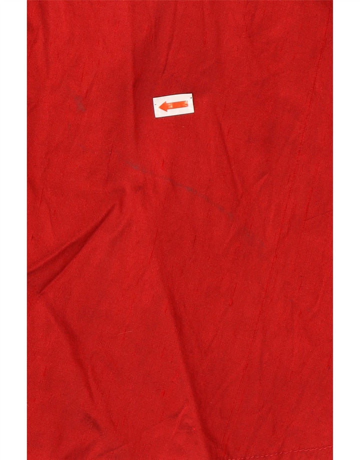 Fusta evazată Midi cu talie înaltă pentru femei Vintage IT 40 Small W26 Red