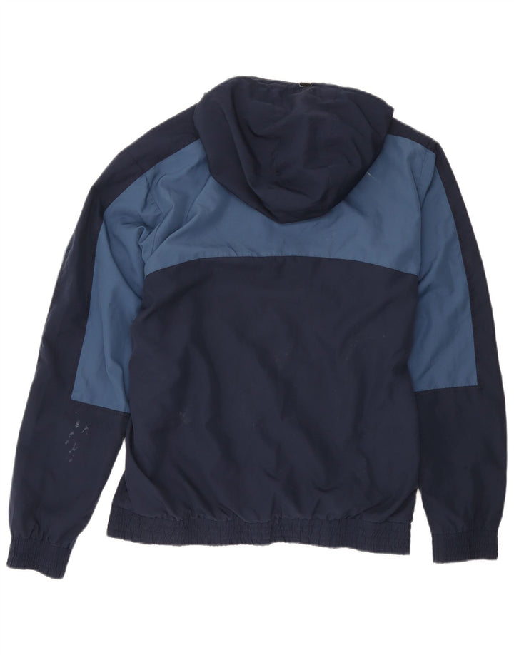 Jachetă de ploaie cu glugă Umbro pentru bărbați UK 42 XL bleumarin poliester color bloc