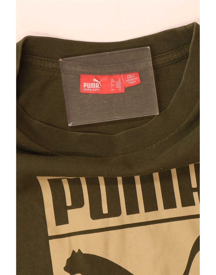 Tricou grafic Puma pentru bărbați Top Medium Kaki