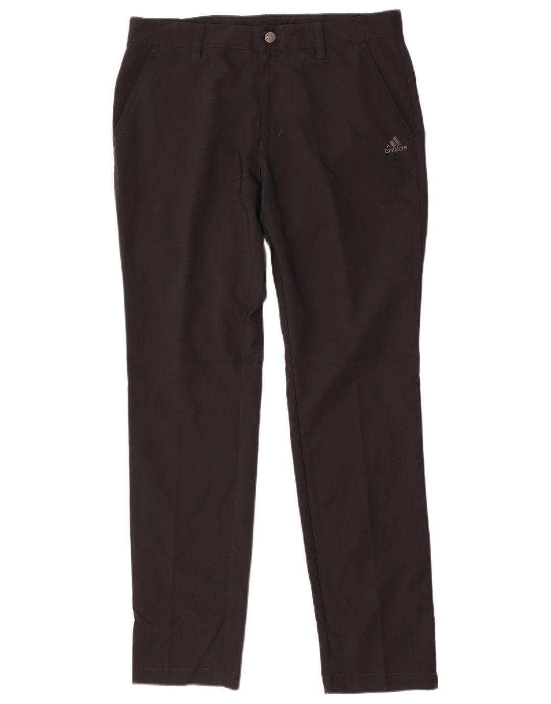 Pantaloni chino slim pentru bărbați Adidas W32 L32 poliester negru