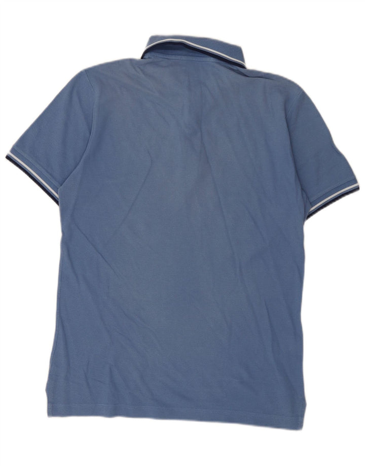 Cămașă polo Fred Perry pentru bărbați din bumbac albastru mic