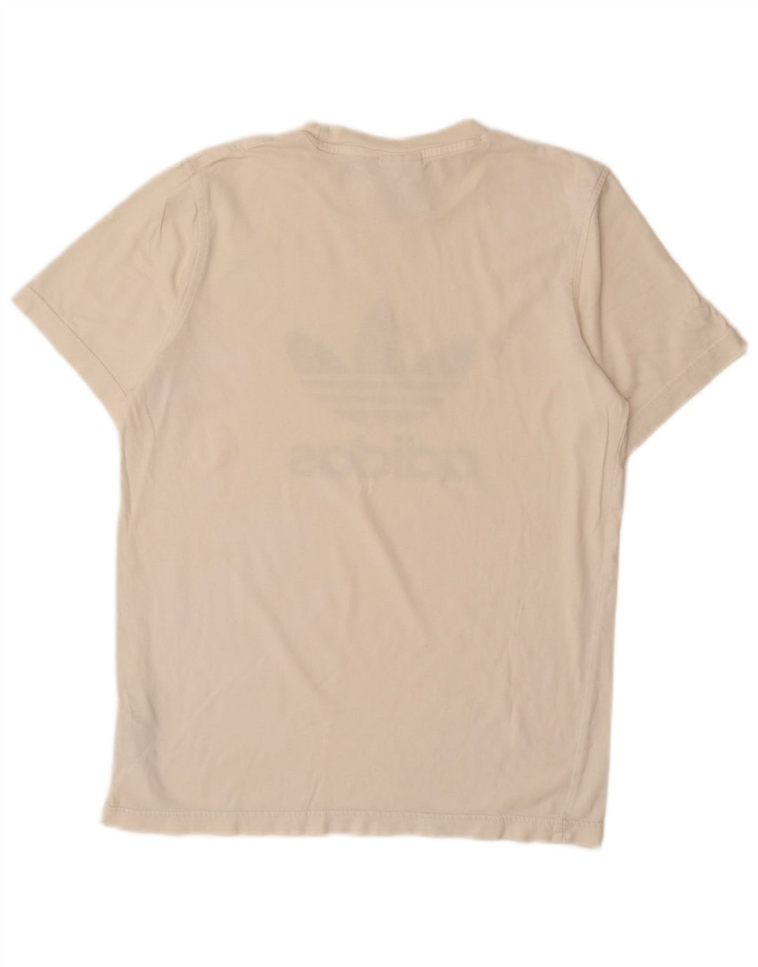 Tricou grafic ADIDAS pentru bărbați Top mic din bumbac alb