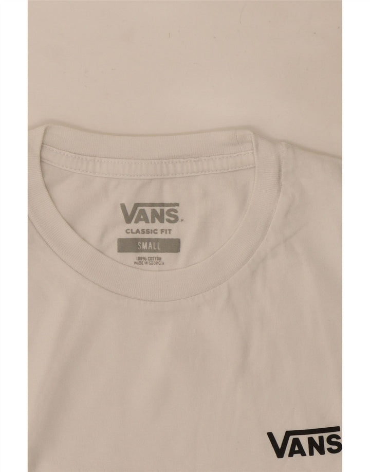 Tricou Vans Classic Fit Top Bumbac Alb Mic