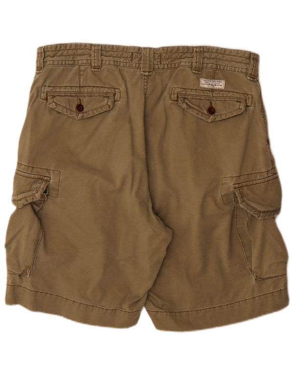 Pantaloni scurți cargo pentru bărbați Polo Ralph Lauren W38 XL bumbac kaki