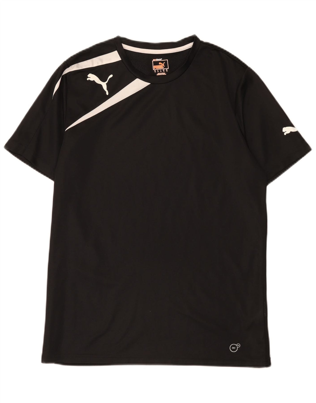 Tricou pentru bărbați Puma Top Mediu Negru Poliester Bloc de culoare