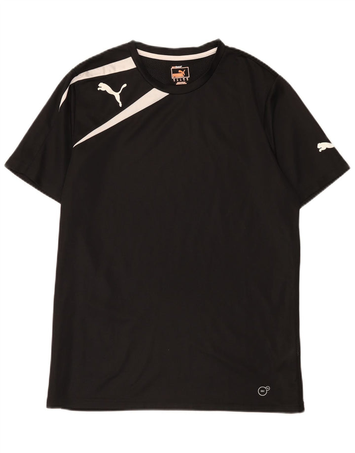 Tricou pentru bărbați Puma Top Mediu Negru Poliester Bloc de culoare