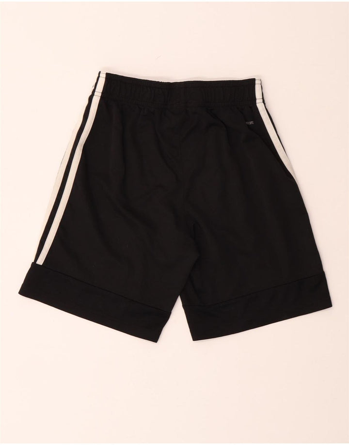 Pantaloni scurți sport Adidas Climalite pentru băieți 11-12 ani poliester negru