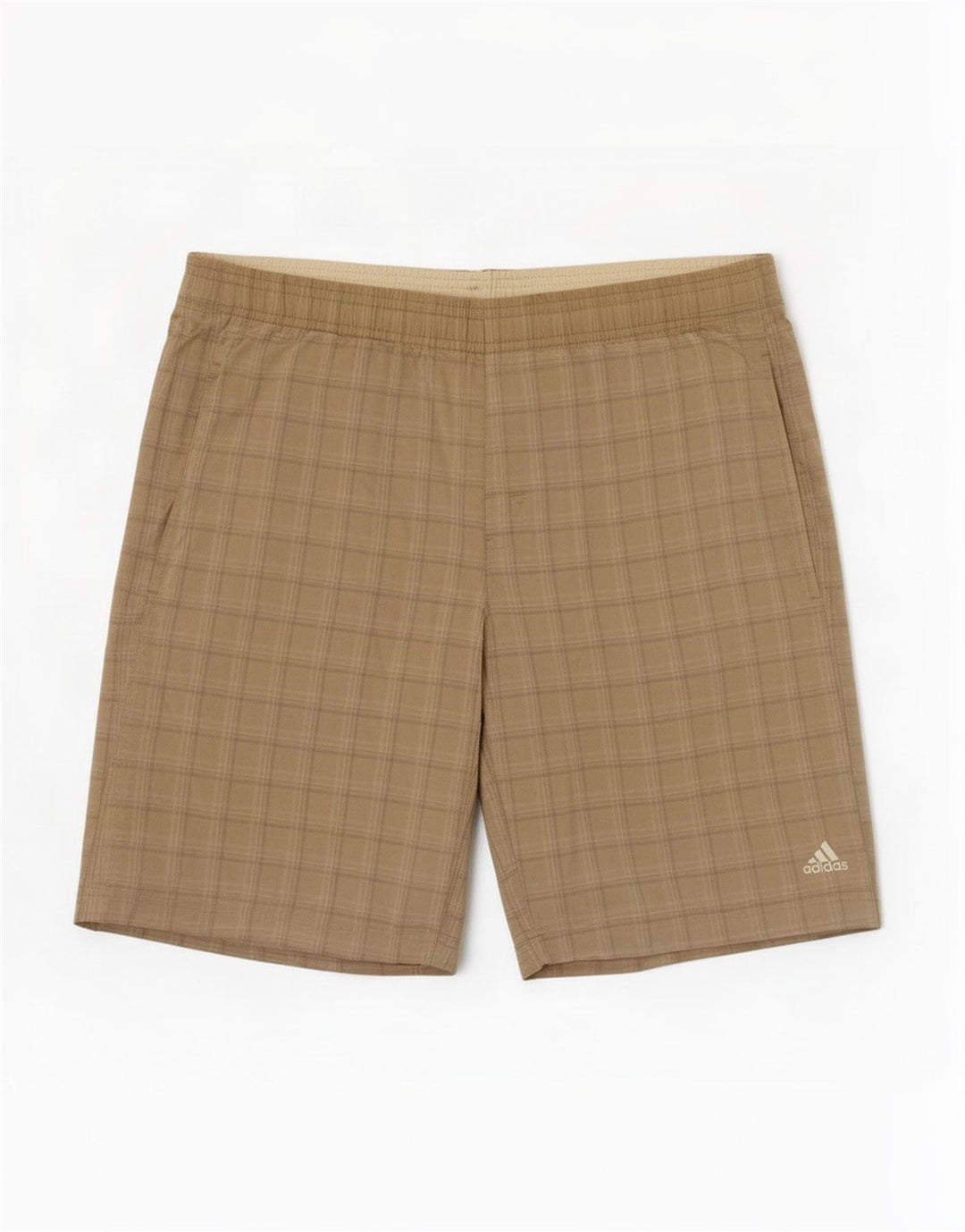 Pantaloni scurți de înot Adidas pentru bărbați, mari, bej, din poliester