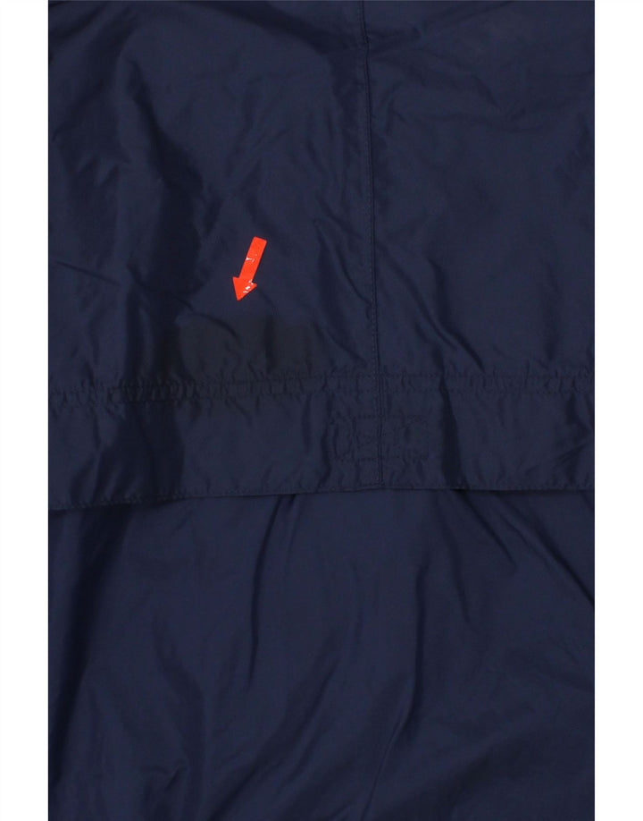 CHAMPION Boys Rain Jacket 7-8 Years Small  Navy Blue Polyamide Vintage Champion and Second-Hand Champion from Messina Hembry 