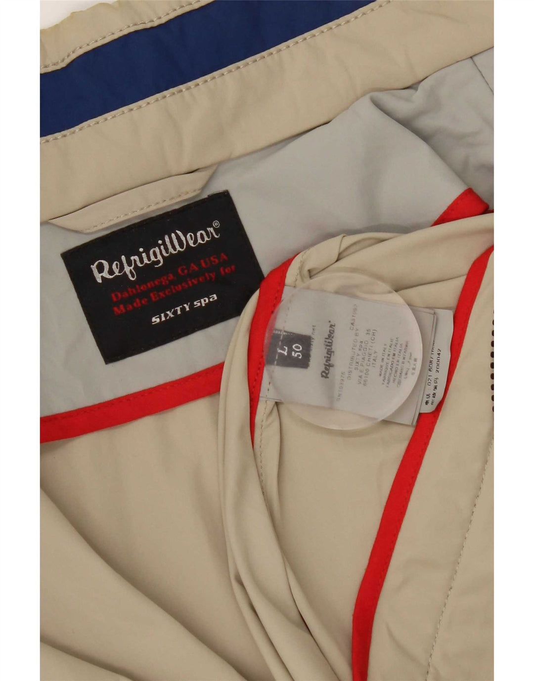 Jachetă Bomber pentru bărbați Refrigiwear IT 50 Large Kaki Nylon