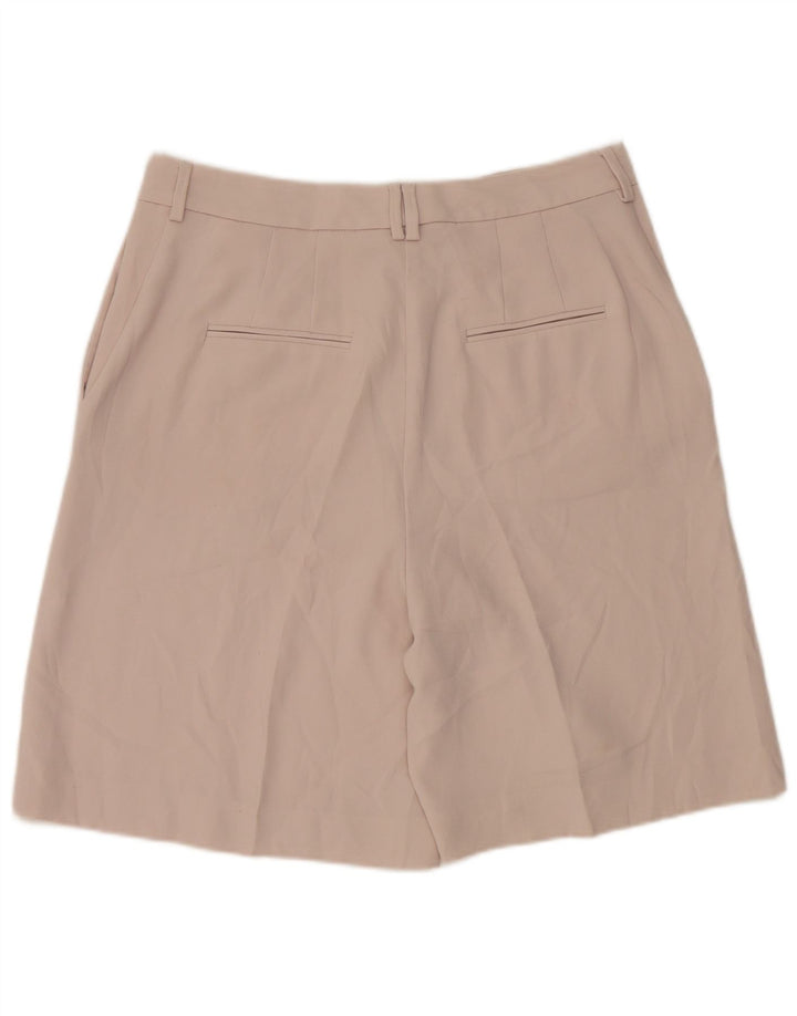 Pantaloni scurti chino pentru femei Marks & Spencer UK 12 Medium W30 Bej Poliester