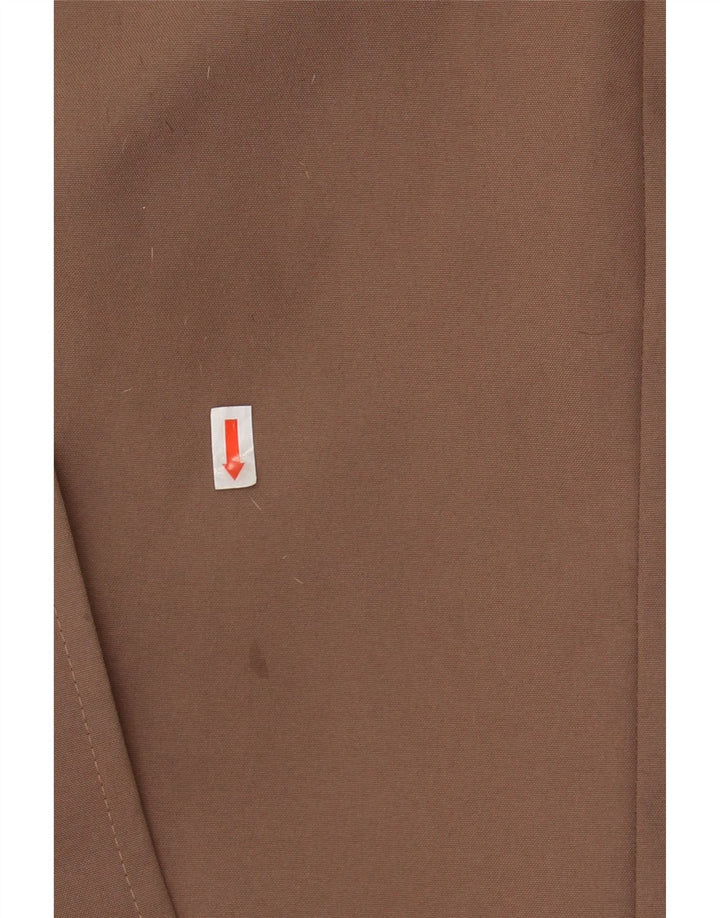 VINTAGE Womens Overcoat UK 16 Large Brown Polyester Vintage Vintage and Second-Hand Vintage from Messina Hembry 