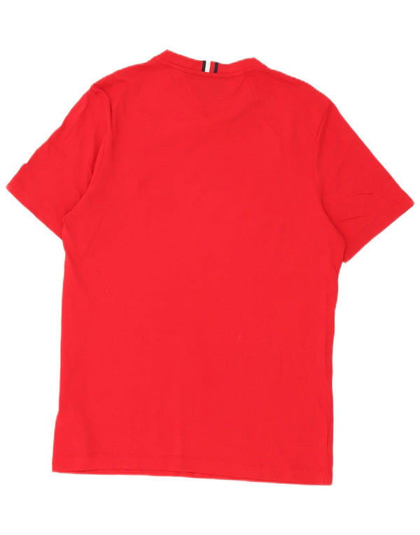 Tricou Tommy Hilfiger pentru bărbați, cu croiala normală, XS, bumbac roșu