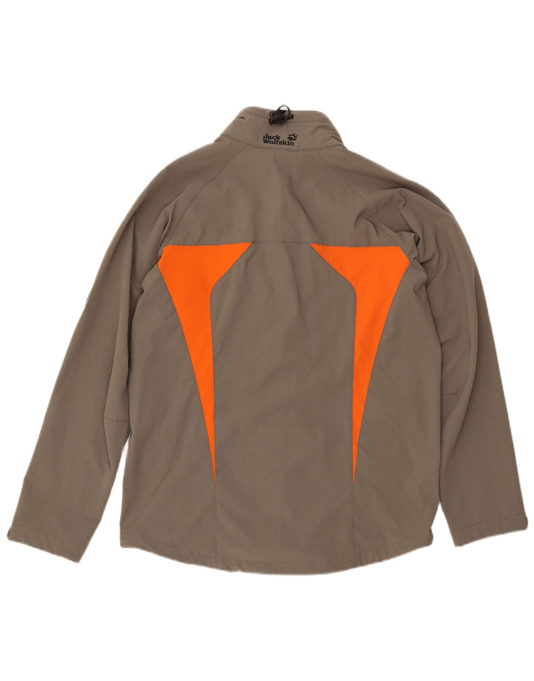 Jack Wolfskin Bomber Jacket pentru bărbați cu fermoar UK 34 Small Kaki Poliamidă