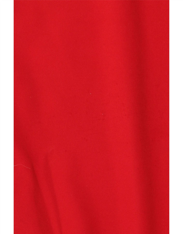 Pulover Adidas pentru bărbați, UK 38/40, roșu mediu, poliester color bloc