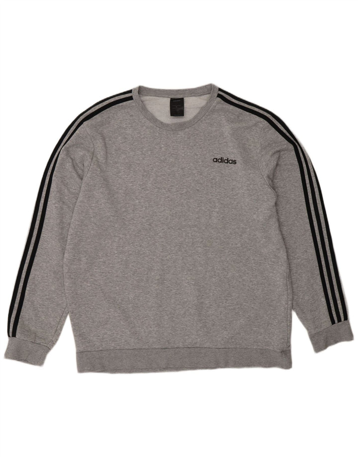 Hanorac pentru bărbați Adidas Jumper XL, bumbac cu pete gri