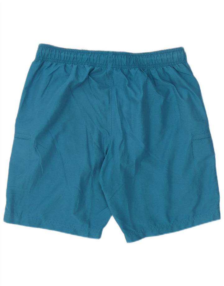 Pantaloni scurți de înot pentru bărbați Marks & Spencer Peacock Cargo, poliester albastru mediu