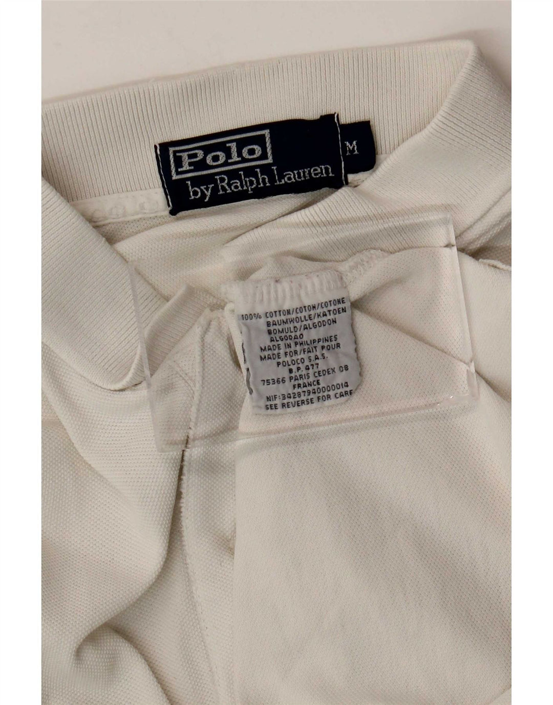 Cămașă Polo Ralph Lauren pentru bărbați, bumbac alb mediu