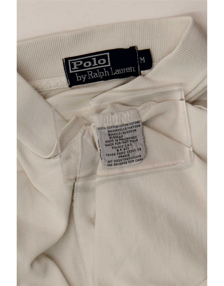 Cămașă Polo Ralph Lauren pentru bărbați, bumbac alb mediu
