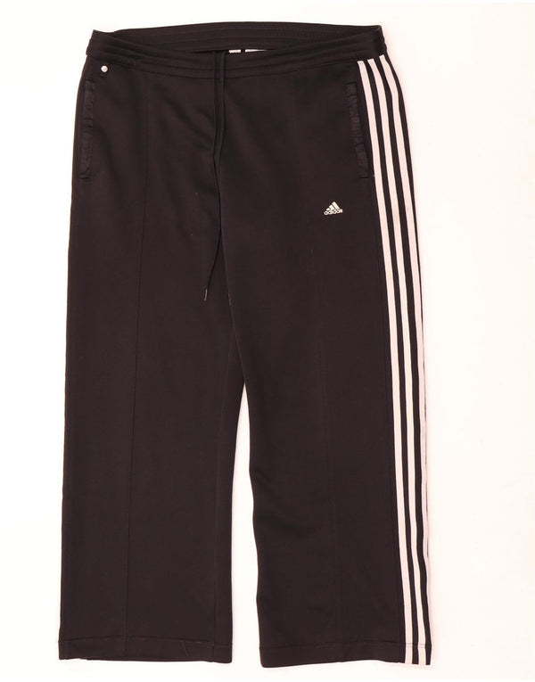 Pantaloni de trening Adidas Clima 365 pentru femei UK 16 Poliester negru mare