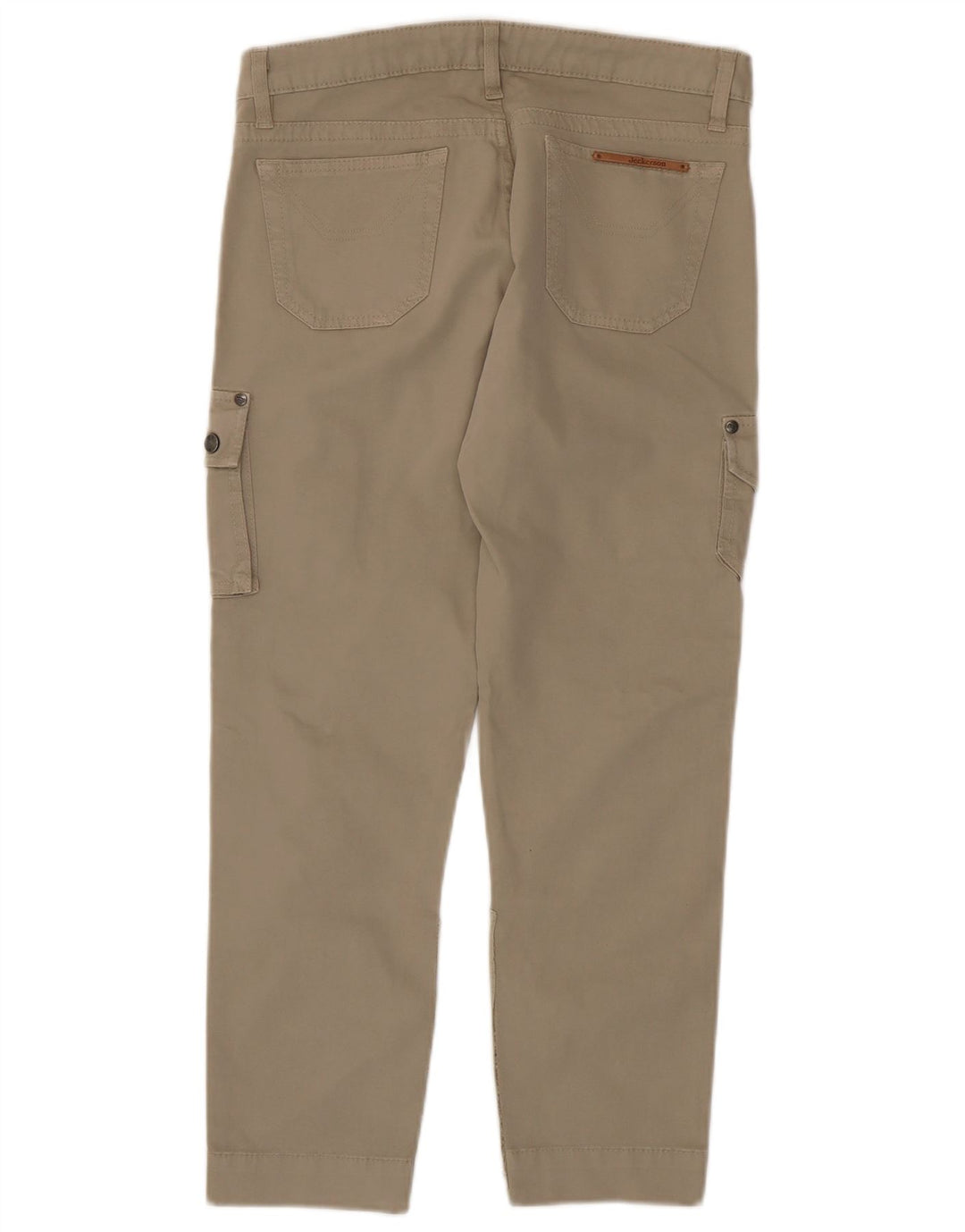 Pantaloni cargo slim pentru femei JECKERSON L28 L26 bumbac bej