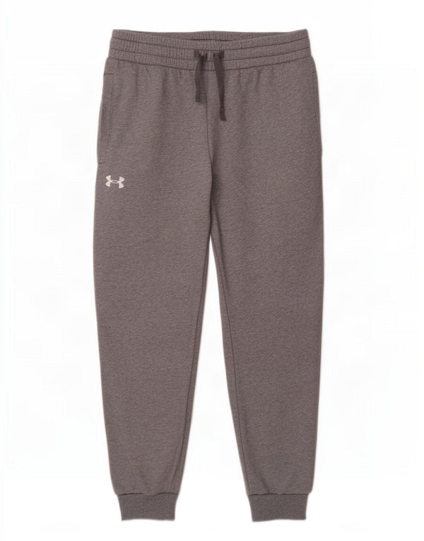 Pantaloni de trening pentru bărbați Under Armour Pantaloni de jogging, bumbac cu pete gri mediu