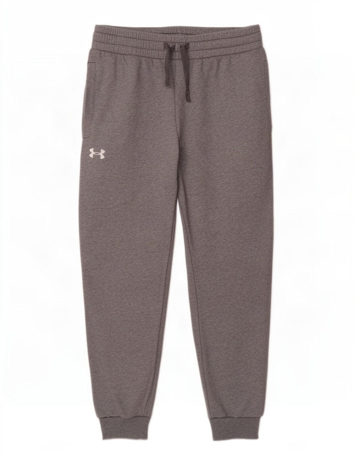 Pantaloni de trening pentru bărbați Under Armour Pantaloni de jogging, bumbac cu pete gri mediu