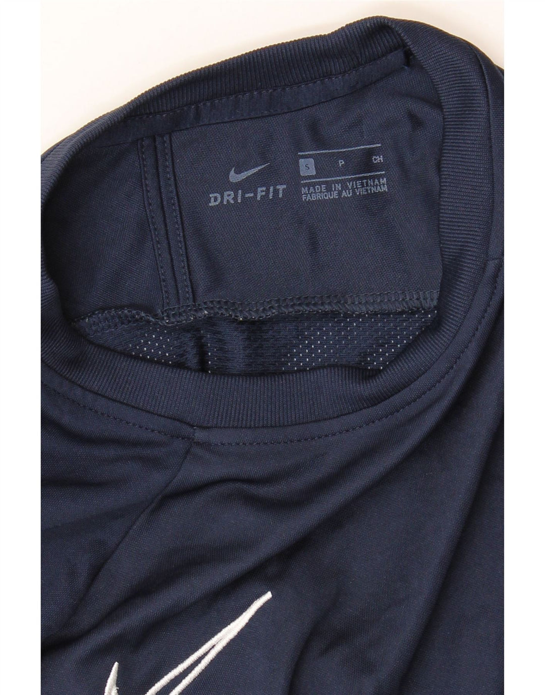 Tricou pentru bărbați Nike Dri Fit Top mic, albastru bleumarin, colorblock