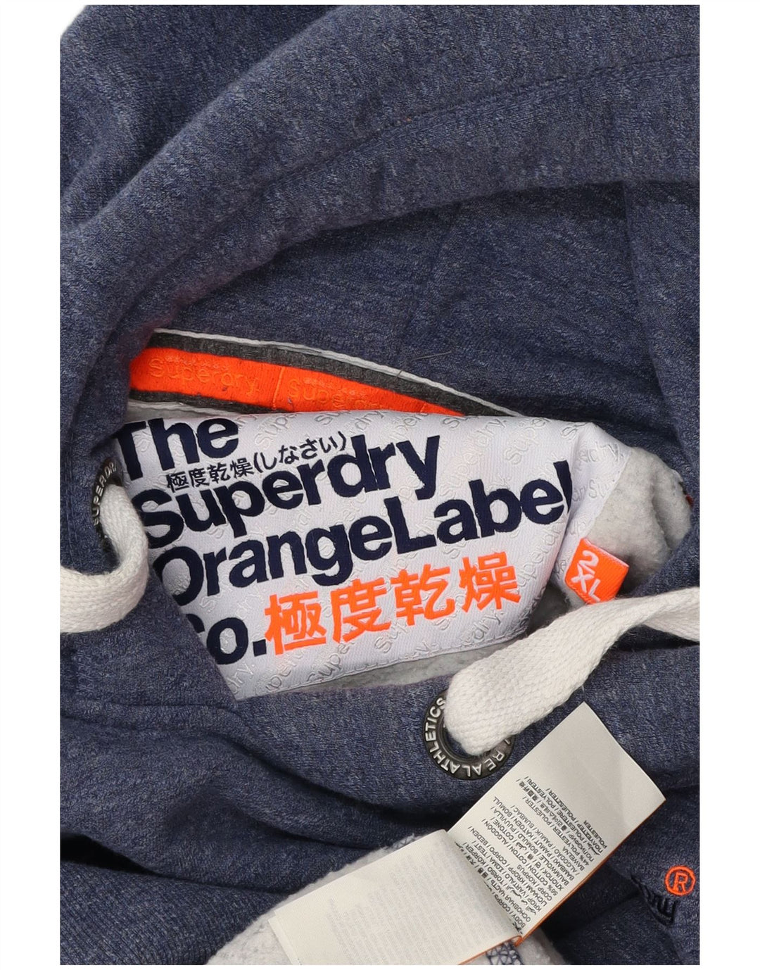 Pulover SUPERDRY pentru bărbați, 2XL, bumbac cu pete albastre