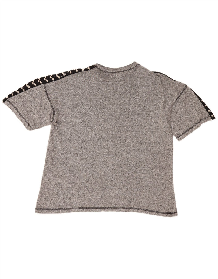 Tricou grafic pentru bărbați Arena Top mare, gri, bloc de culoare