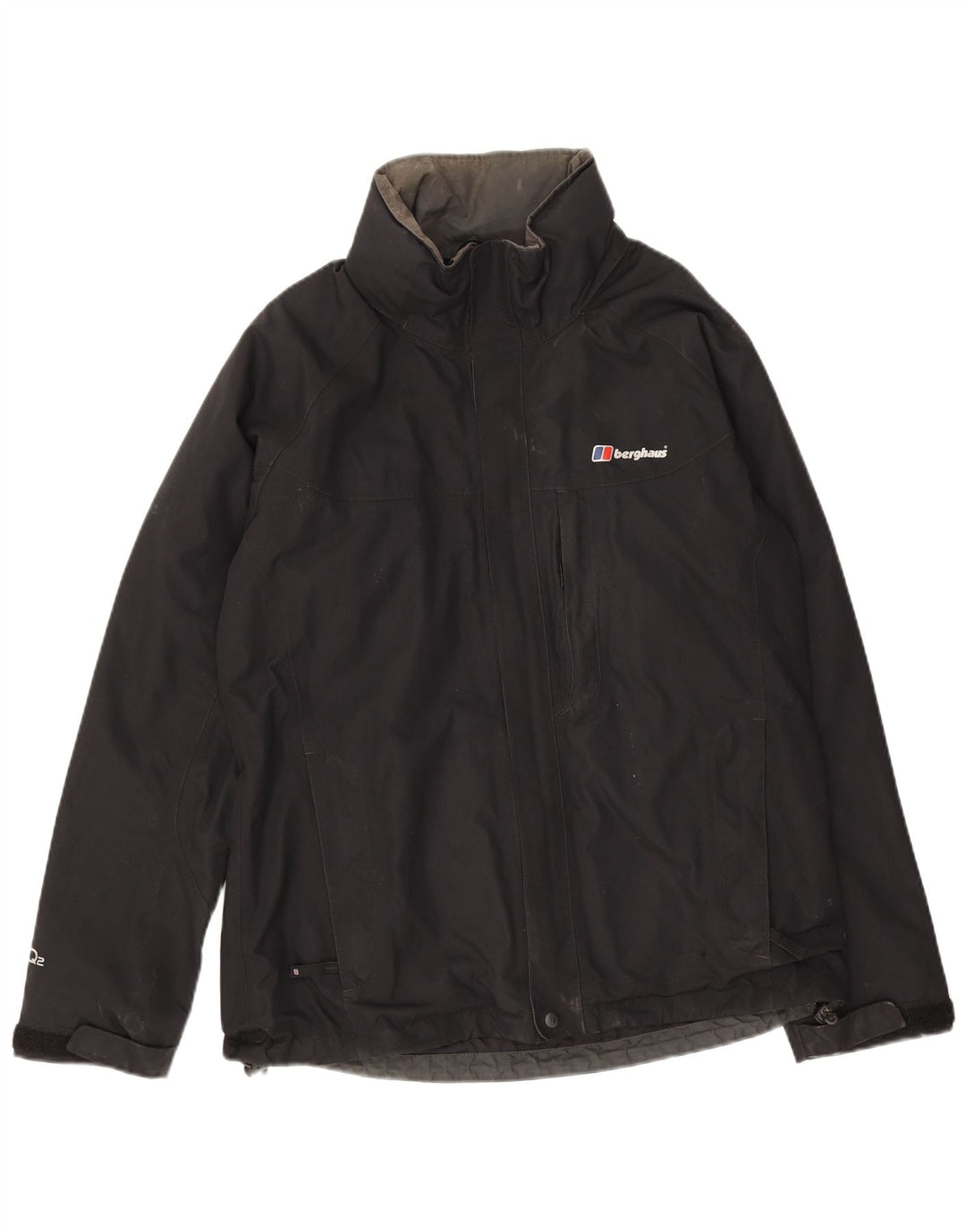 Jachetă de ploaie pentru bărbați Berghaus UK 38, mediu negru, nailon