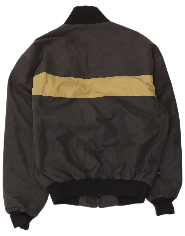 Jachetă Bomber pentru bărbați North Sails UK 40, mare, negru, color block, bumbac