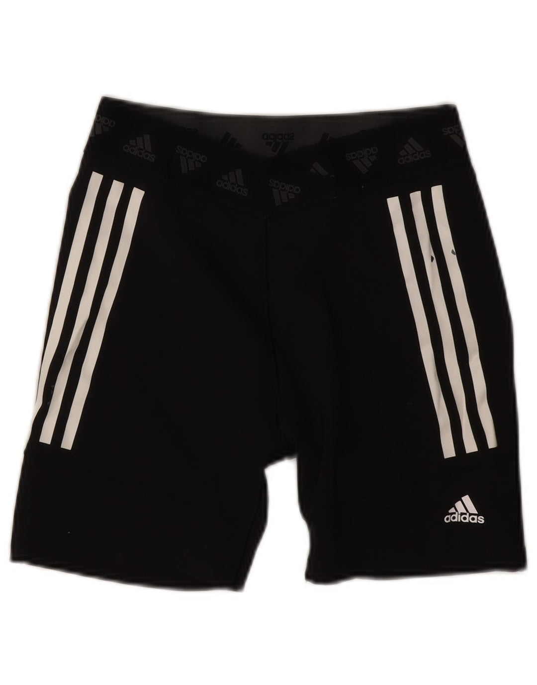 Pantaloni scurți sport Adidas Aeroready Graphic pentru femei UK 12/14 Medium Black