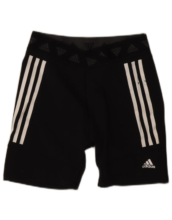 Pantaloni scurți sport Adidas Aeroready Graphic pentru femei UK 12/14 Medium Black