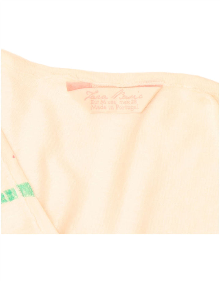 Vest Vest Top Femei Zara UK 12 Medium Multicolore Dungi