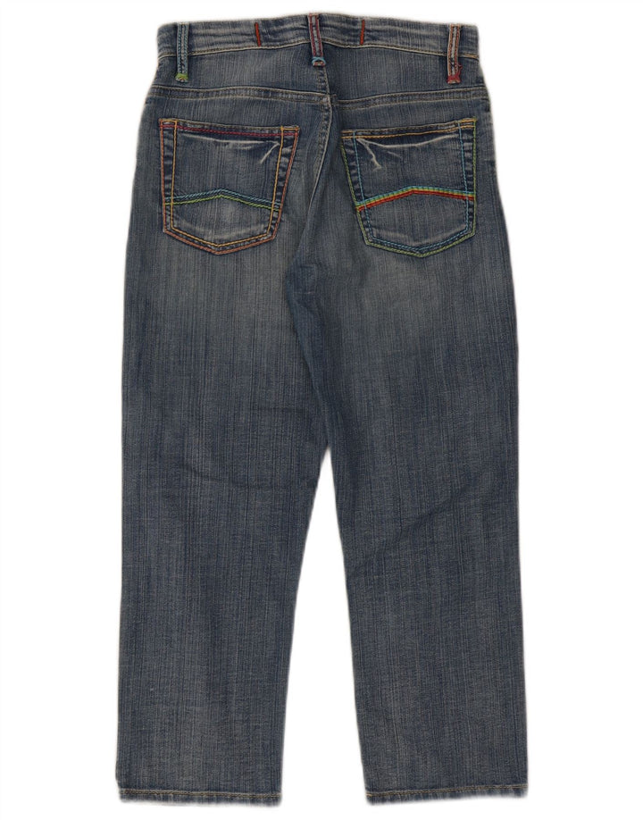Blugi Capri Marlboro Classics pentru femei W27 L22 Bumbac albastru