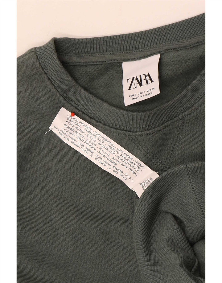 Pulover pentru bărbați Zara Pulover Mic Verde Bumbac