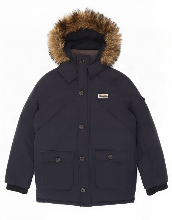 Jachetă căptușită cu glugă pentru bărbați Hollister UK 36 Small Bleumarin