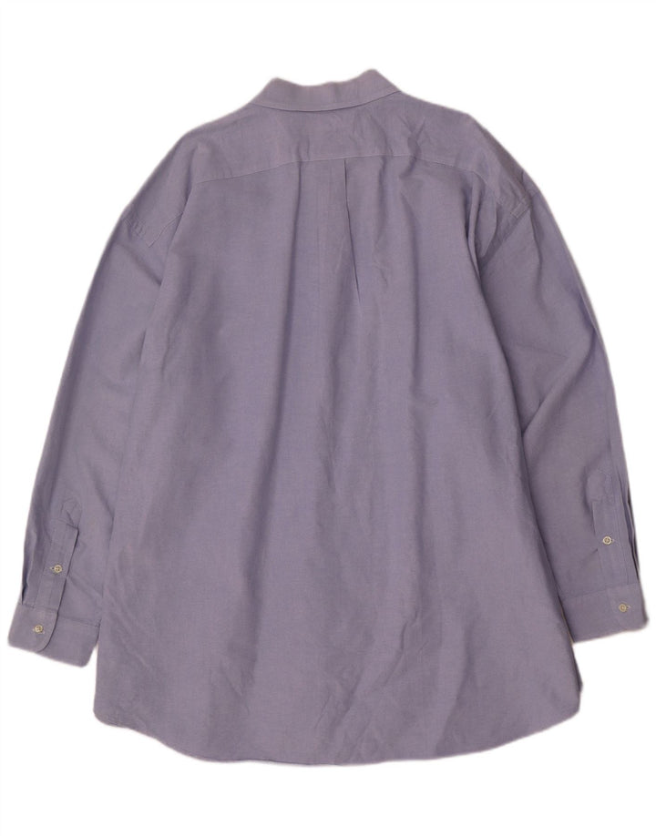 Cămașă mare pentru bărbați Ralph Lauren, bumbac albastru 4XL