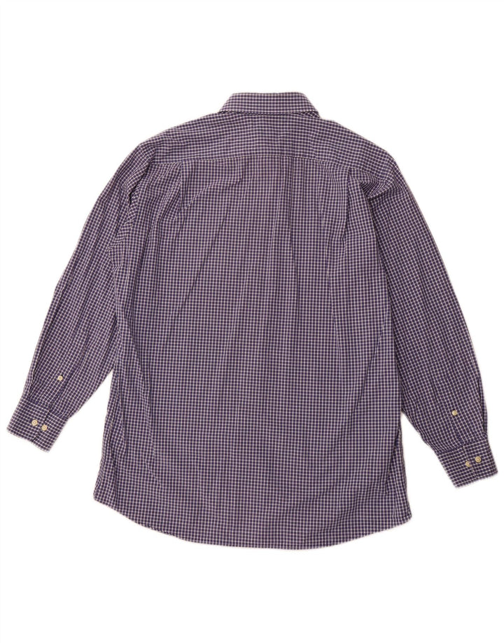 Cămașă pentru bărbați TOMMY HILFIGER, cu carouri, mărimea 15 1/2 medie, bumbac bleumarin