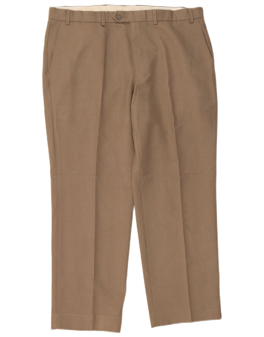 MARKS & SPENCER Pantaloni drepți pentru bărbați L38 L29 poliester bej