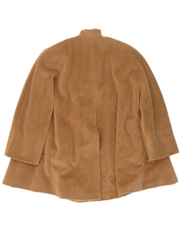 Palton pentru femei Gianfranco Ferre cu mâneci 3/4 UK 18 XL Lână maro