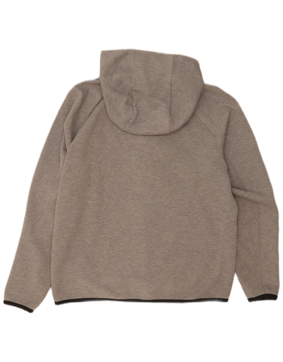 Pulover Nike pentru bărbați, cu fermoar, bumbac cu pete, gri mediu