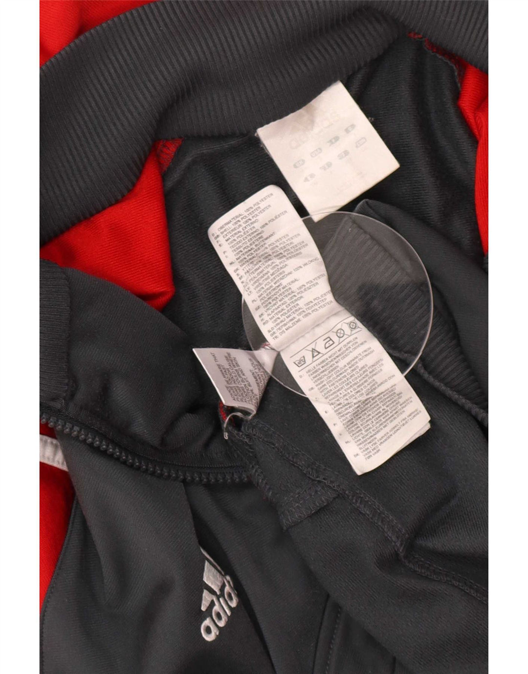 Jachetă de trening pentru bărbați Adidas XL Gri poliester bloc de culoare