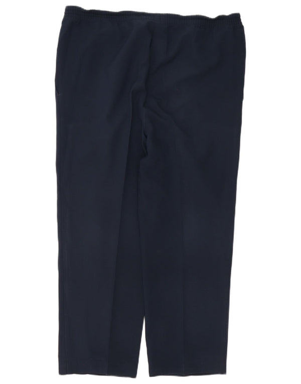 Pantaloni tăiați pentru femei Marks & Spencer UK 14 Large W36 L25 Bleumarin