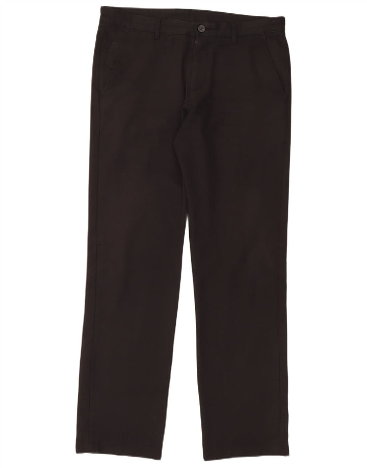 Pantaloni chino pentru bărbați Hugo Boss Slim Fit IT 48 Medium L34 L32 Poliester negru