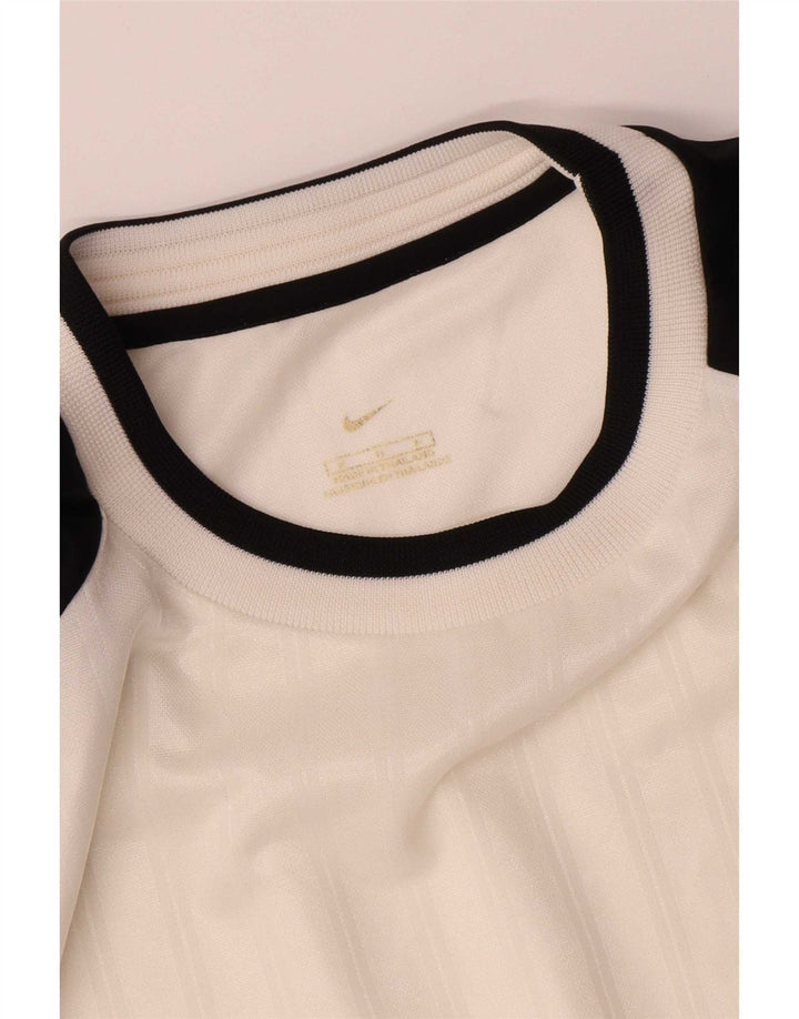 Tricou pentru bărbați Nike Top Mediu Alb Poliester Bloc de culoare