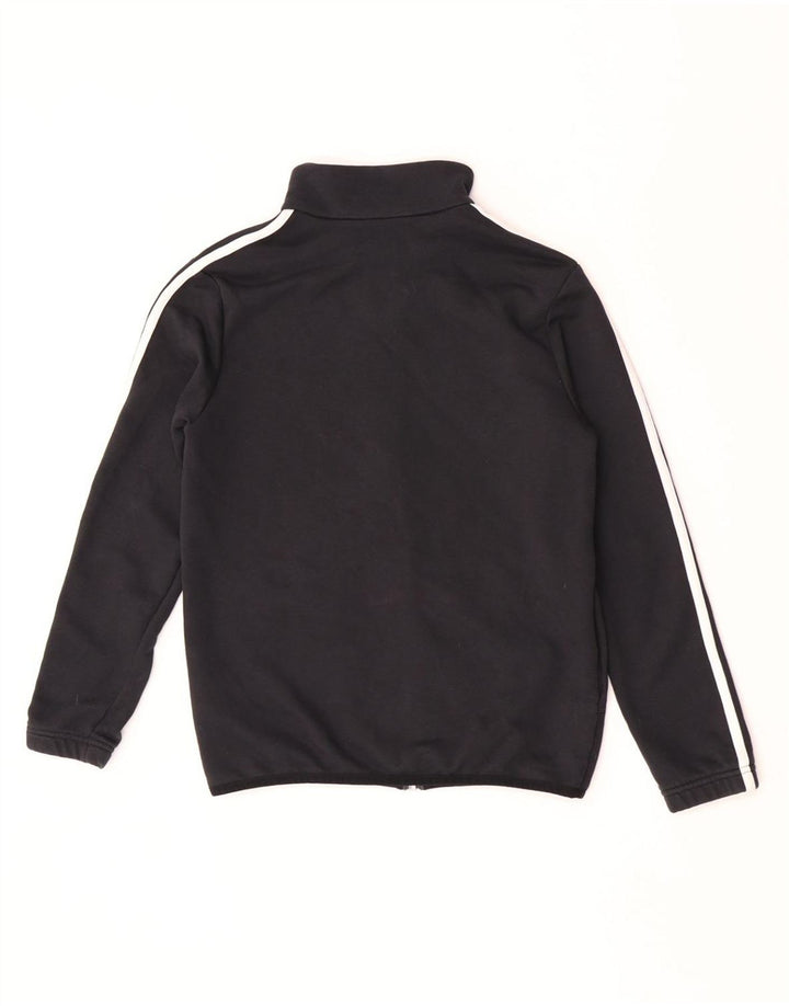 Jachetă de trening pentru băieți Adidas 11-12 ani, bumbac negru